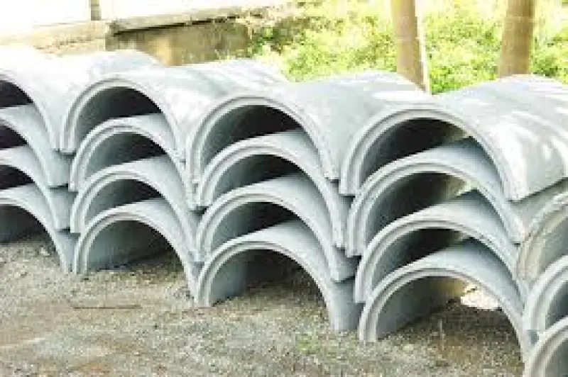 Calha de concreto DN60 simples
