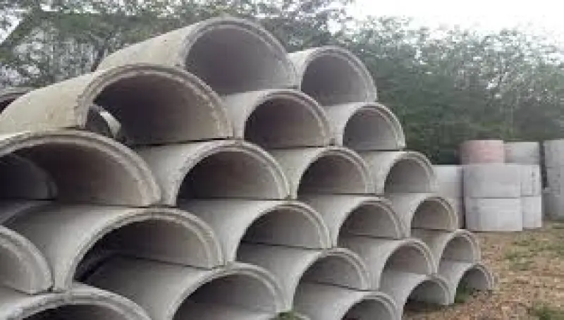 Calha de concreto DN80 - PA1 armado