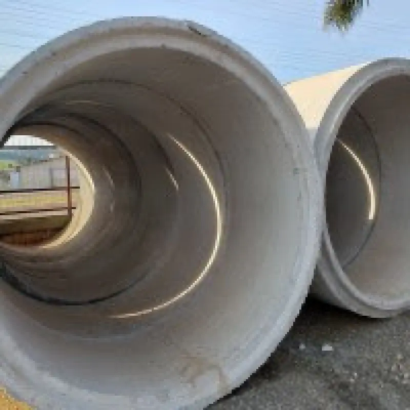 Tubo de concreto DN200 PA2 Reforço de Ferro - Macho/Femea